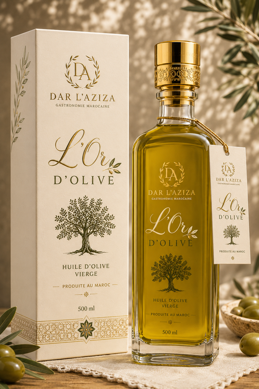Dar Aziza - Handcrafted Extra Virgin Olive Oil 500ml Cold Pressed